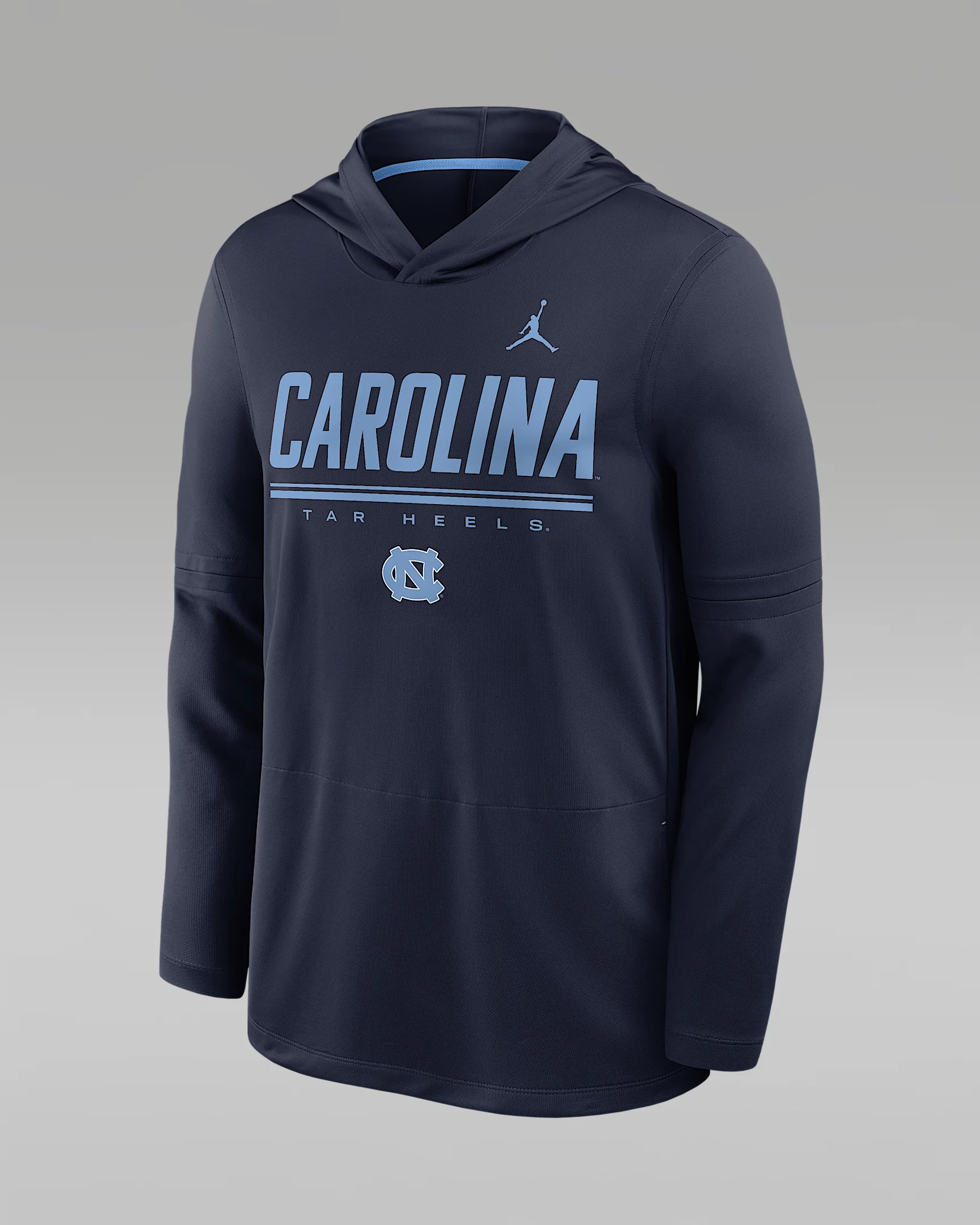 North Carolina Sideline Men's Jordan Brand Dri-FIT College Long-Sleeve Hooded Top - 1