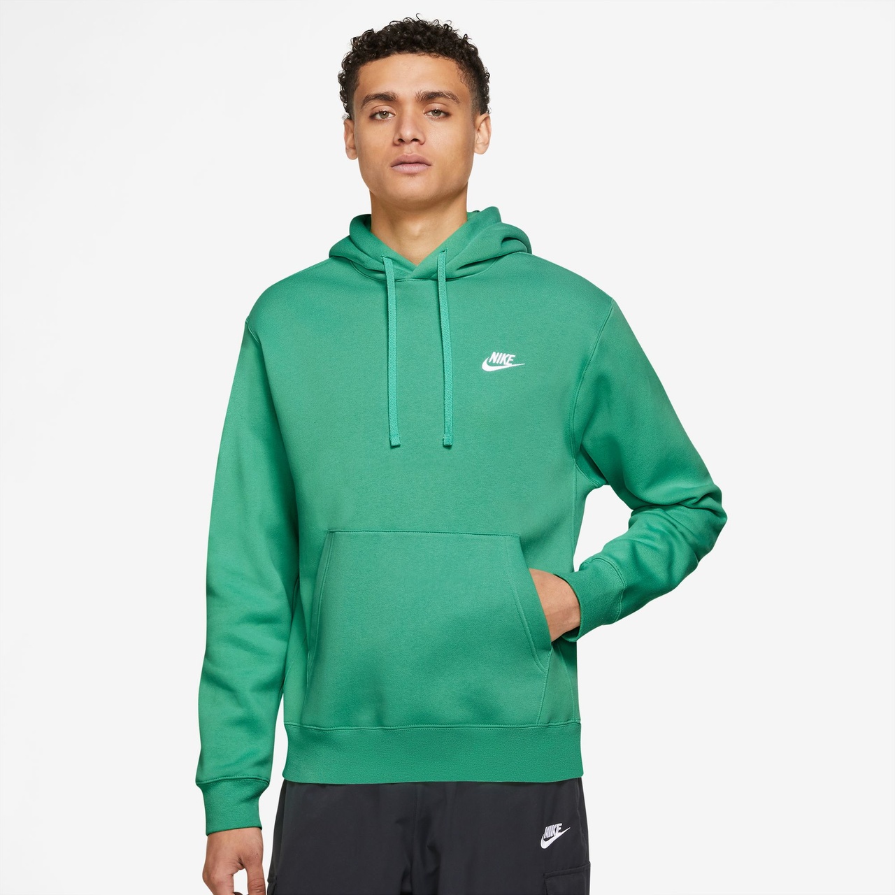 Nike Mens Nike Club Basketball Pullover Hoodie - 1