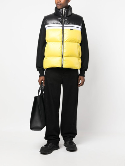 Palm Angels padded down gilet outlook