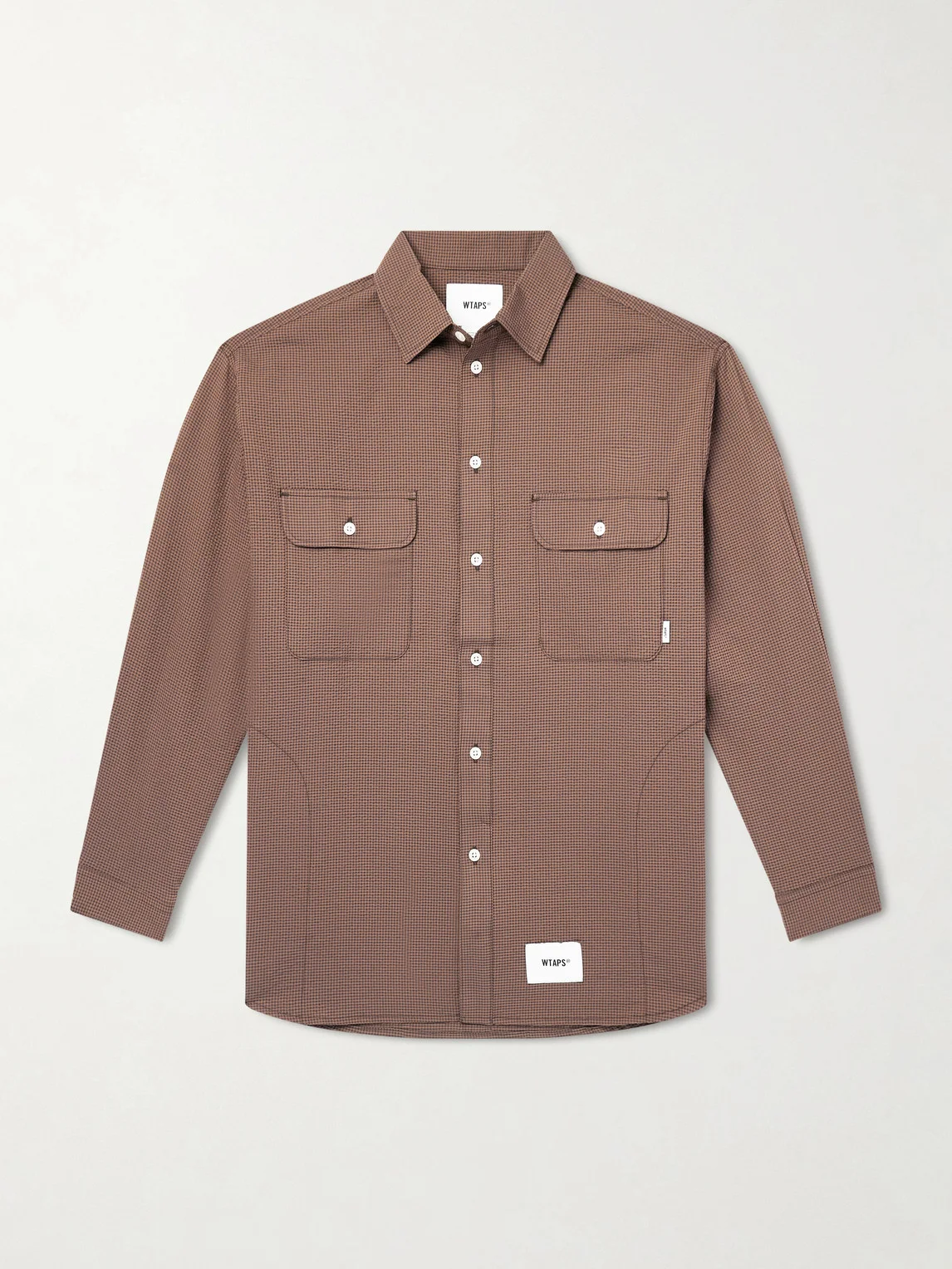 Checked Seersucker Shirt - 1