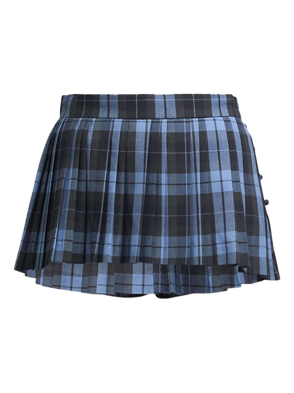 checked mini skort - 1