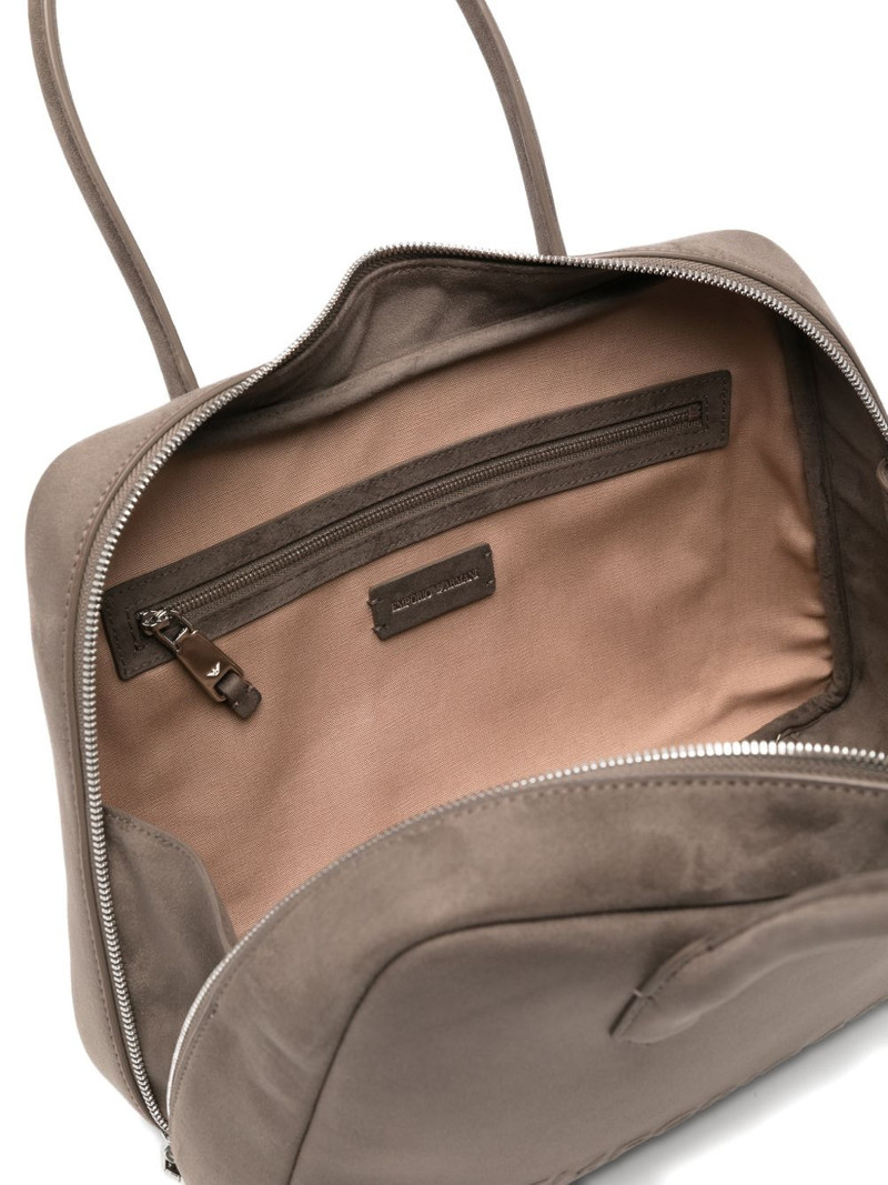 embossed-logo tote bag 5