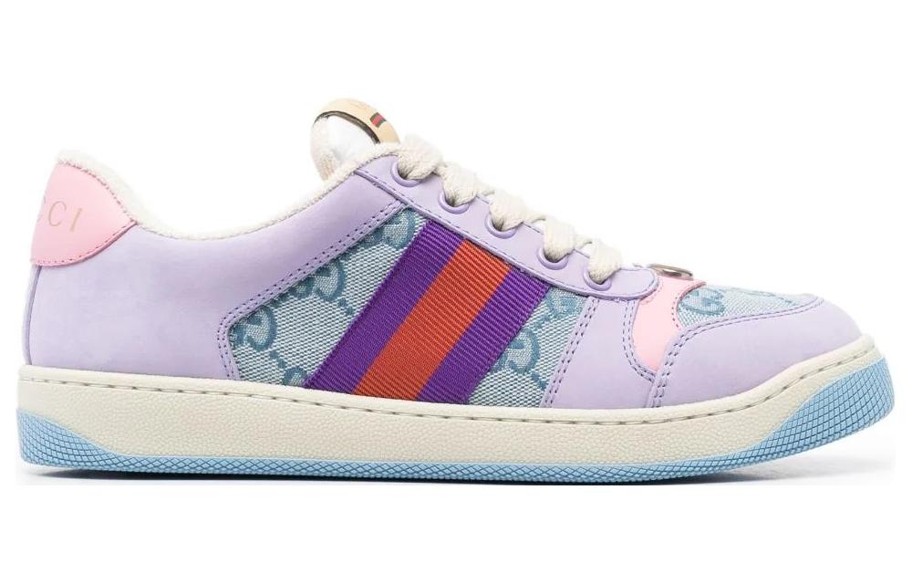 (WMNS) Gucci Screener GG Sneakers 'Purple Multi' 741575-9SFR0-8480 - 2