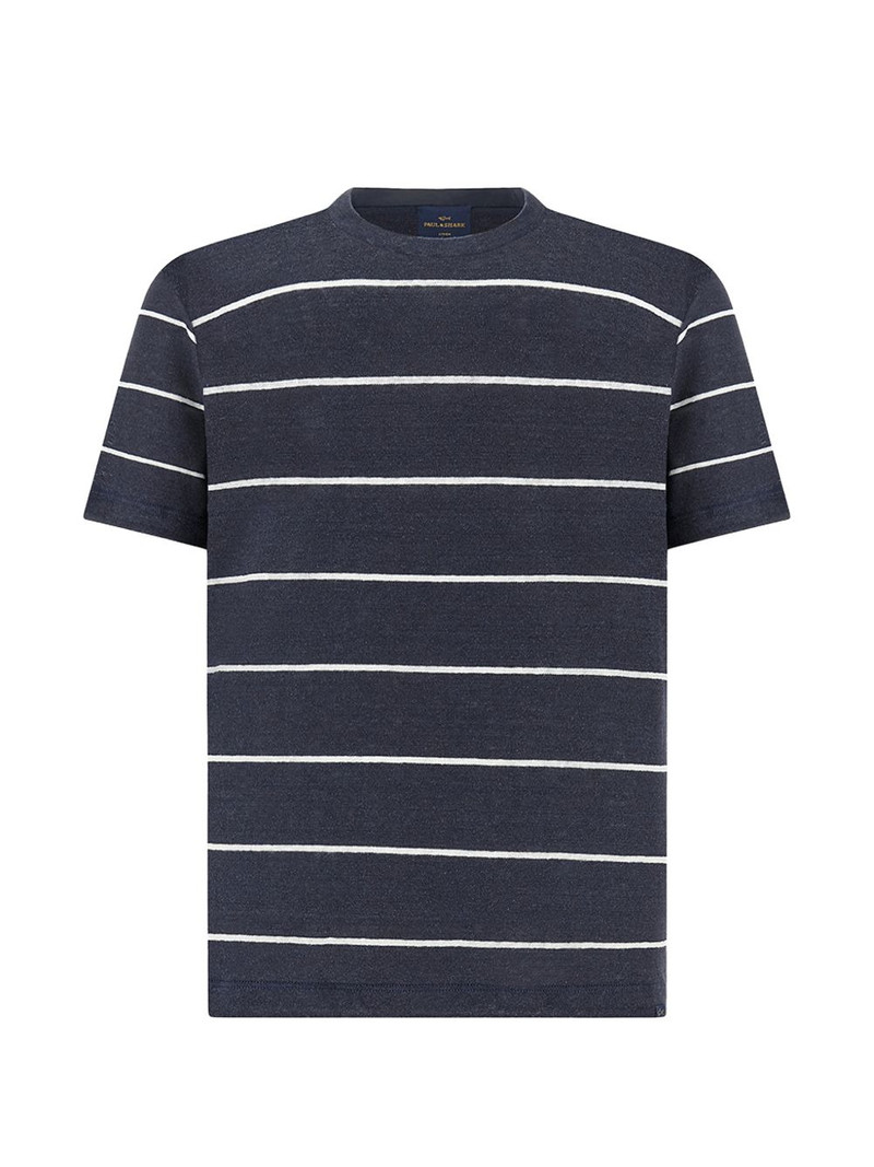 striped jersey T-shirt 1