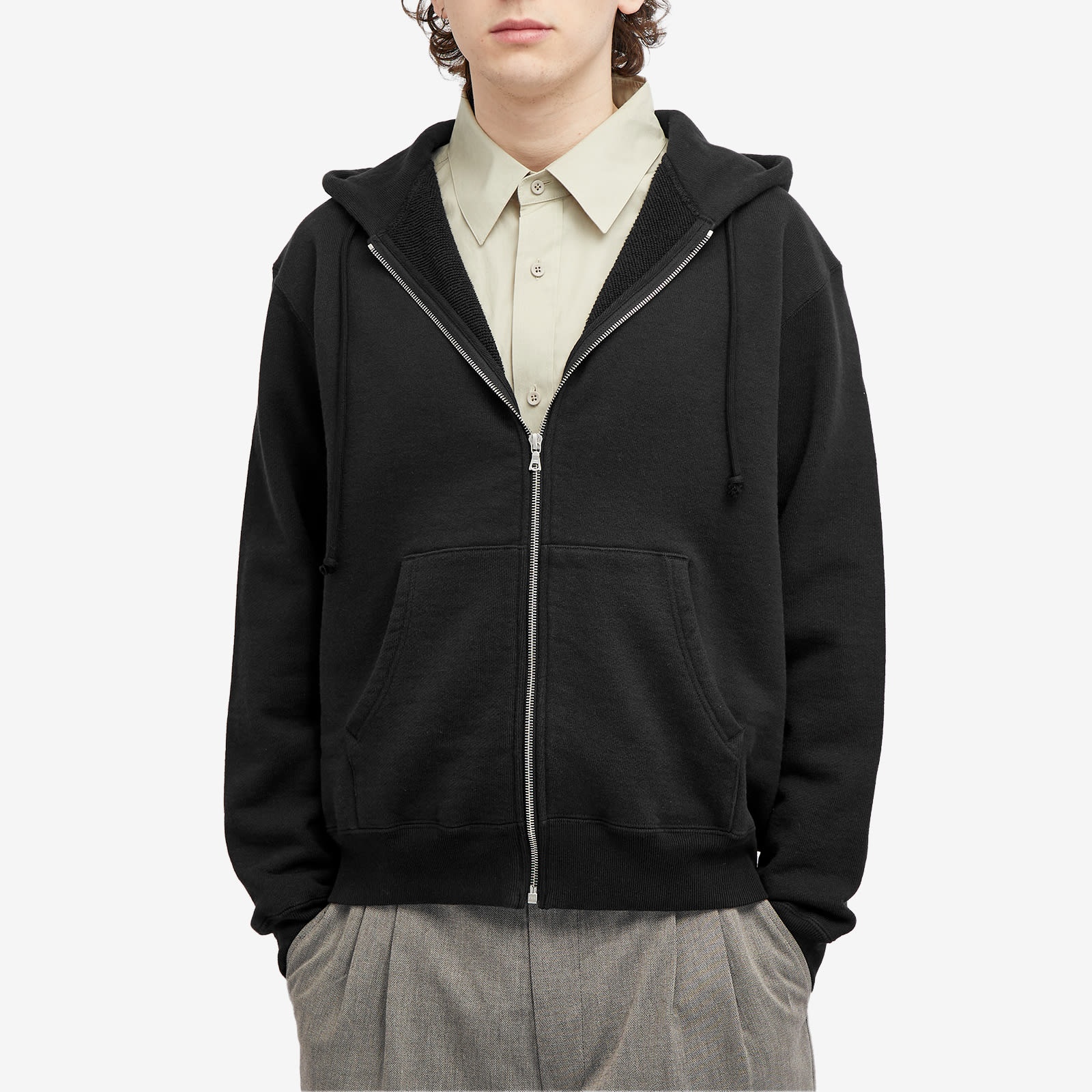 Auralee Heavy Sweat Zip Hoody - 2