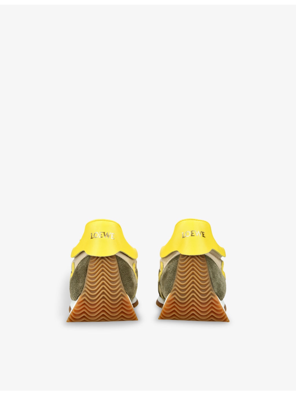 Flow Runner Suede And Shell Low-Top Trainers - 4