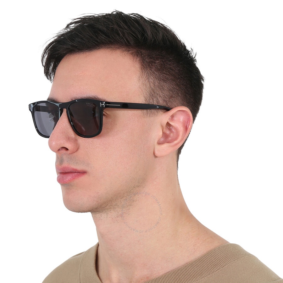 Tom Ford Gerard Polarized Smoke Square Men's Sunglasses FT0930-N 01D 54 - 2