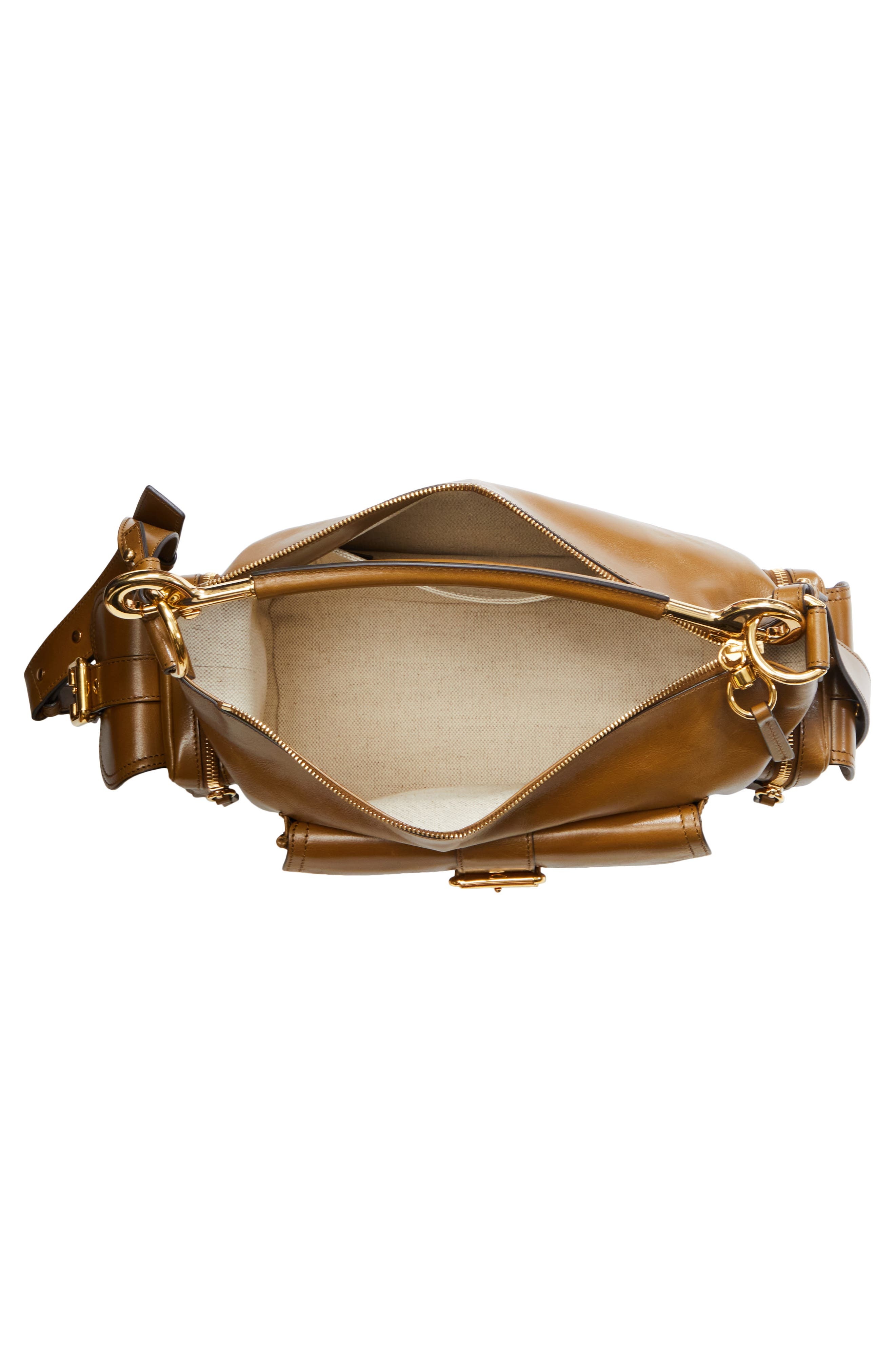 Chloé Camera Leather Top Handle Bag in Dark Khaki at Nordstrom - 6