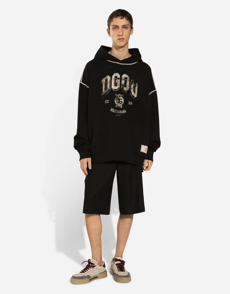 Dolce & Gabbana Oversize hoodie with logo outlook