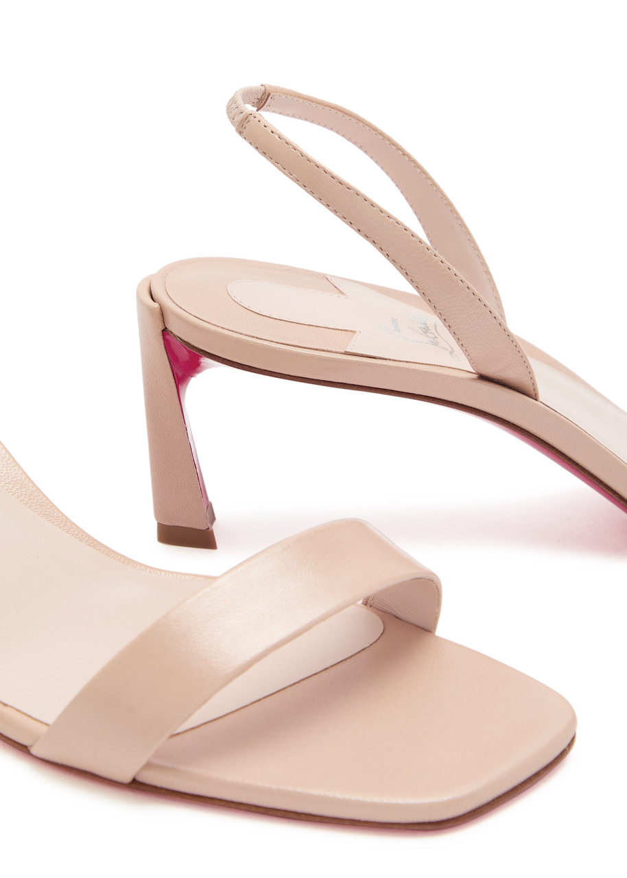 Christian Louboutin Condora 55 Leather Slingback Sandals - 4