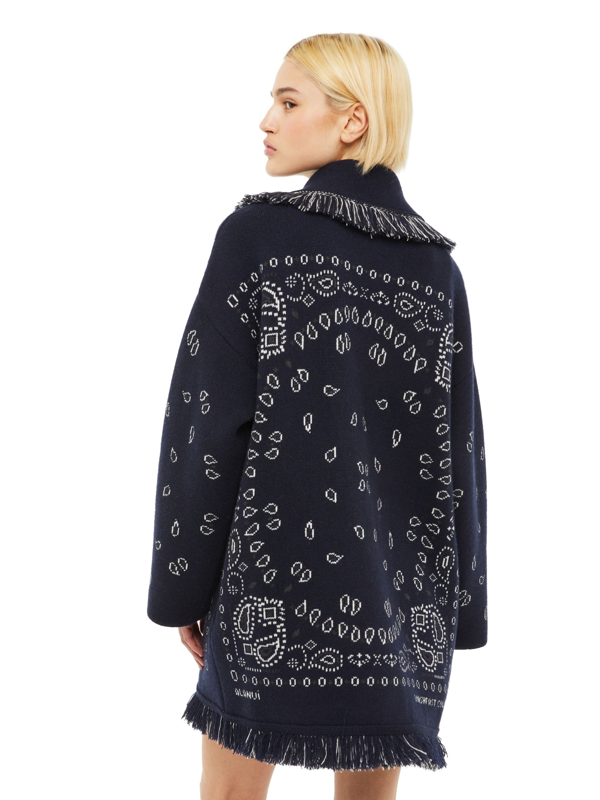 Bandana Jacquard Cardigan - 10