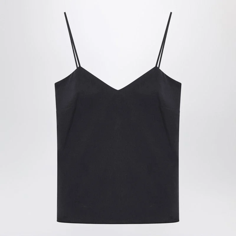 Max Mara Blue Silk Tank Top Women - 1