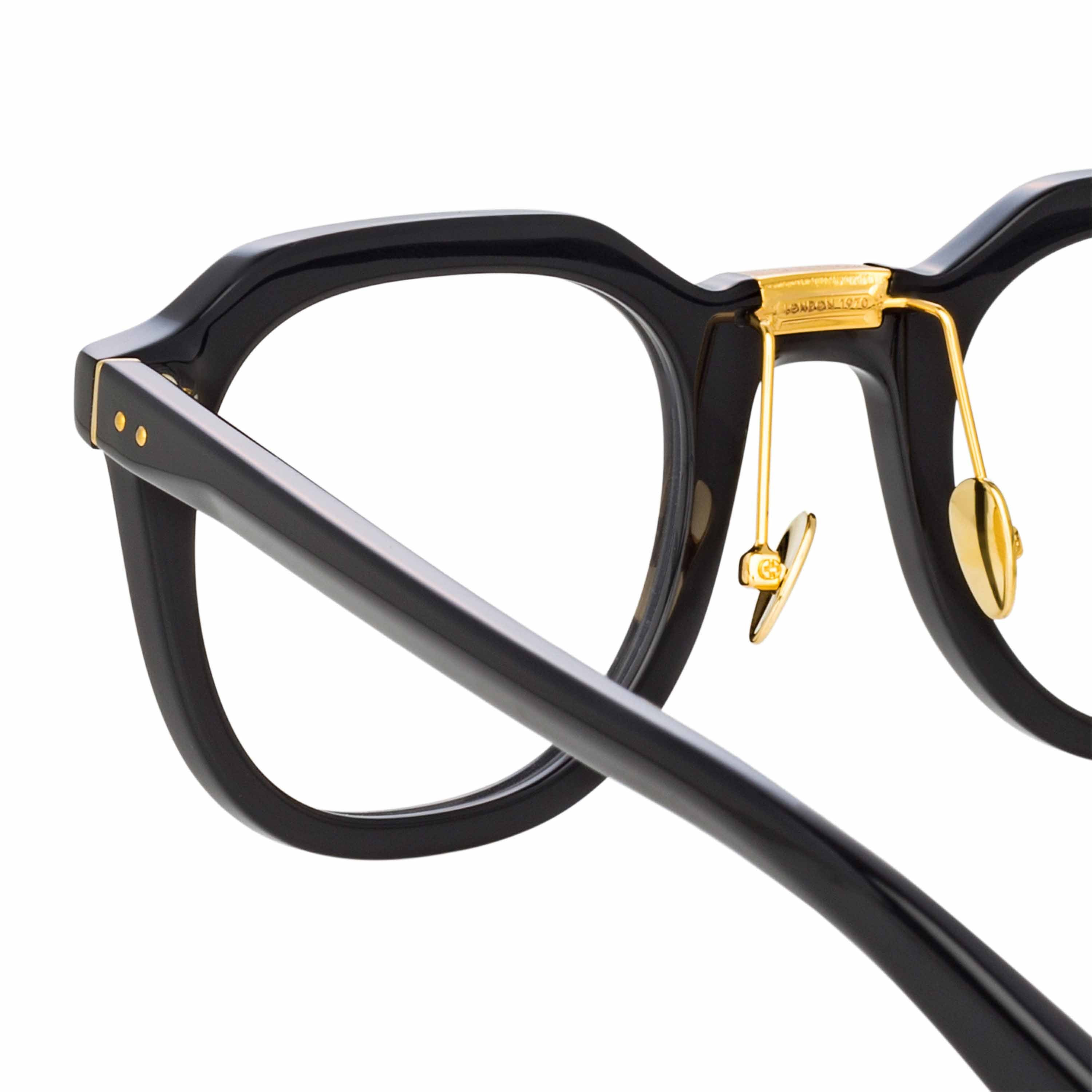 THE FLETCHER | OPTICAL ANGULAR FRAME IN BLACK (C5) - 6