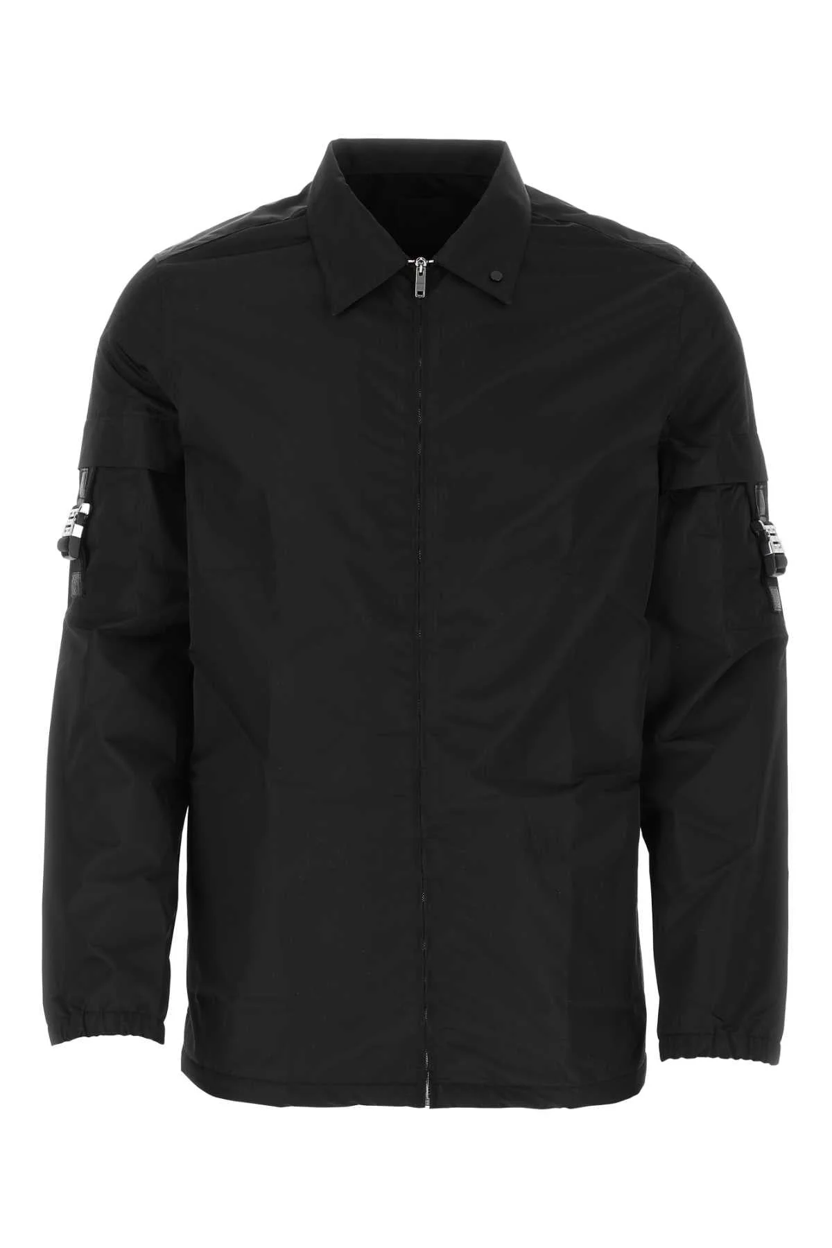 Givenchy Men Black Polyester Shirt - 1