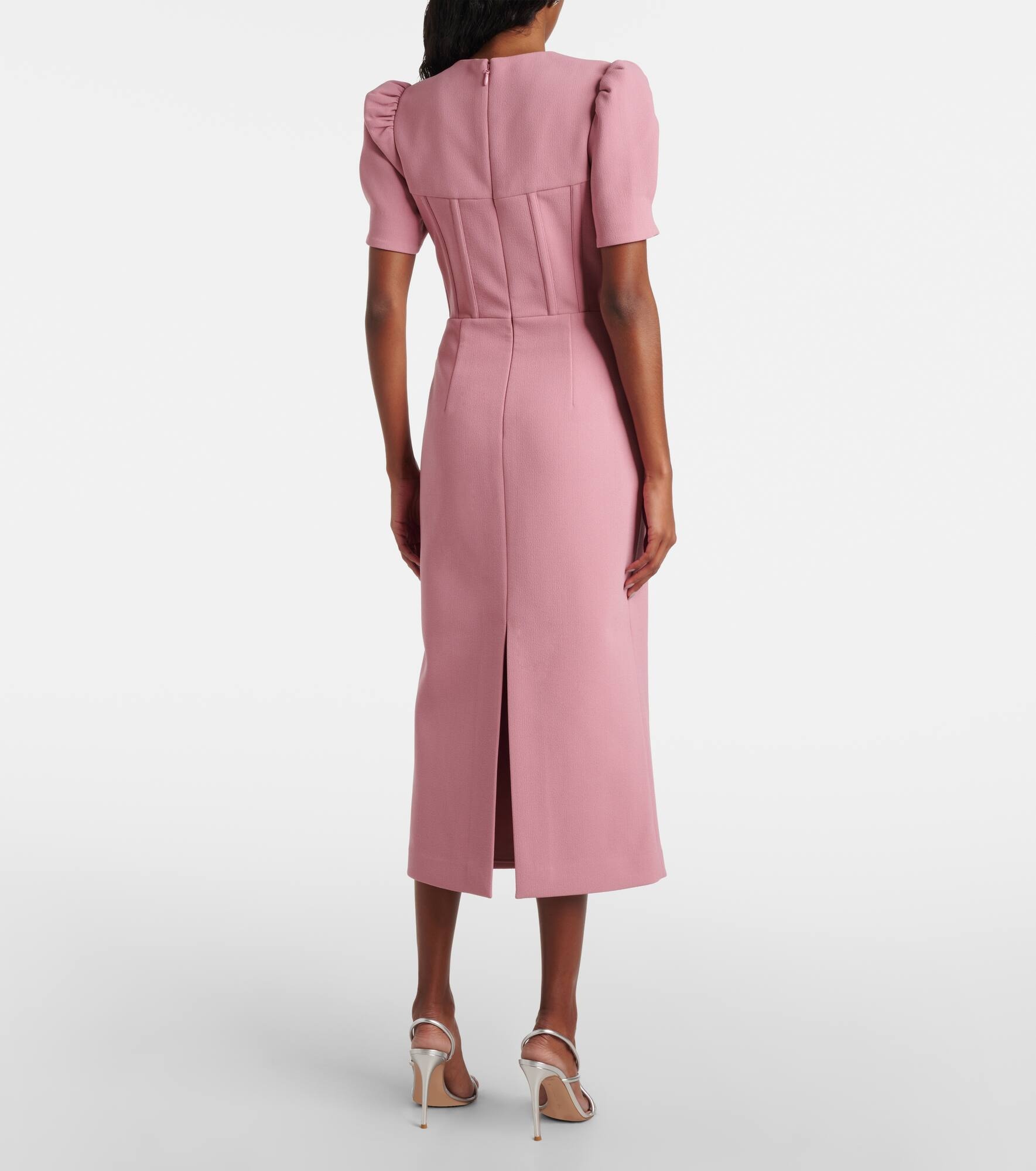 ◆関税込◆【REBECCA VALLANCEC】Bridal Elora midi dress Leyla Short Sleeve Midi Dress – Rebecca Vallance