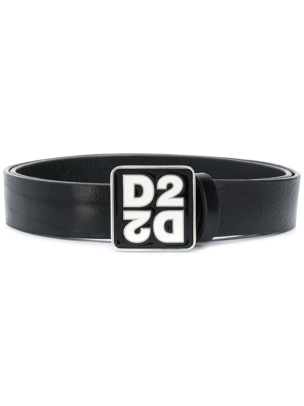 logo buckle belt - 1