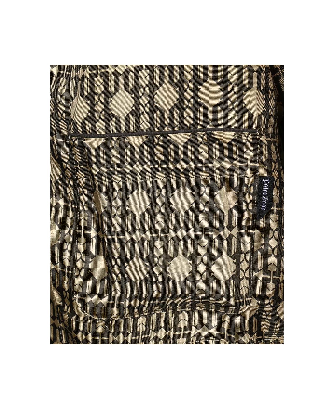 Printed Silk Pajama Blouse - 3