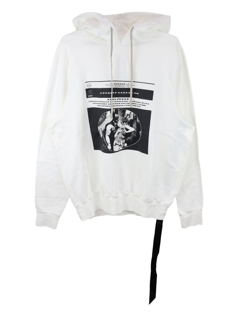 drawstring graphic-print hoodie 1