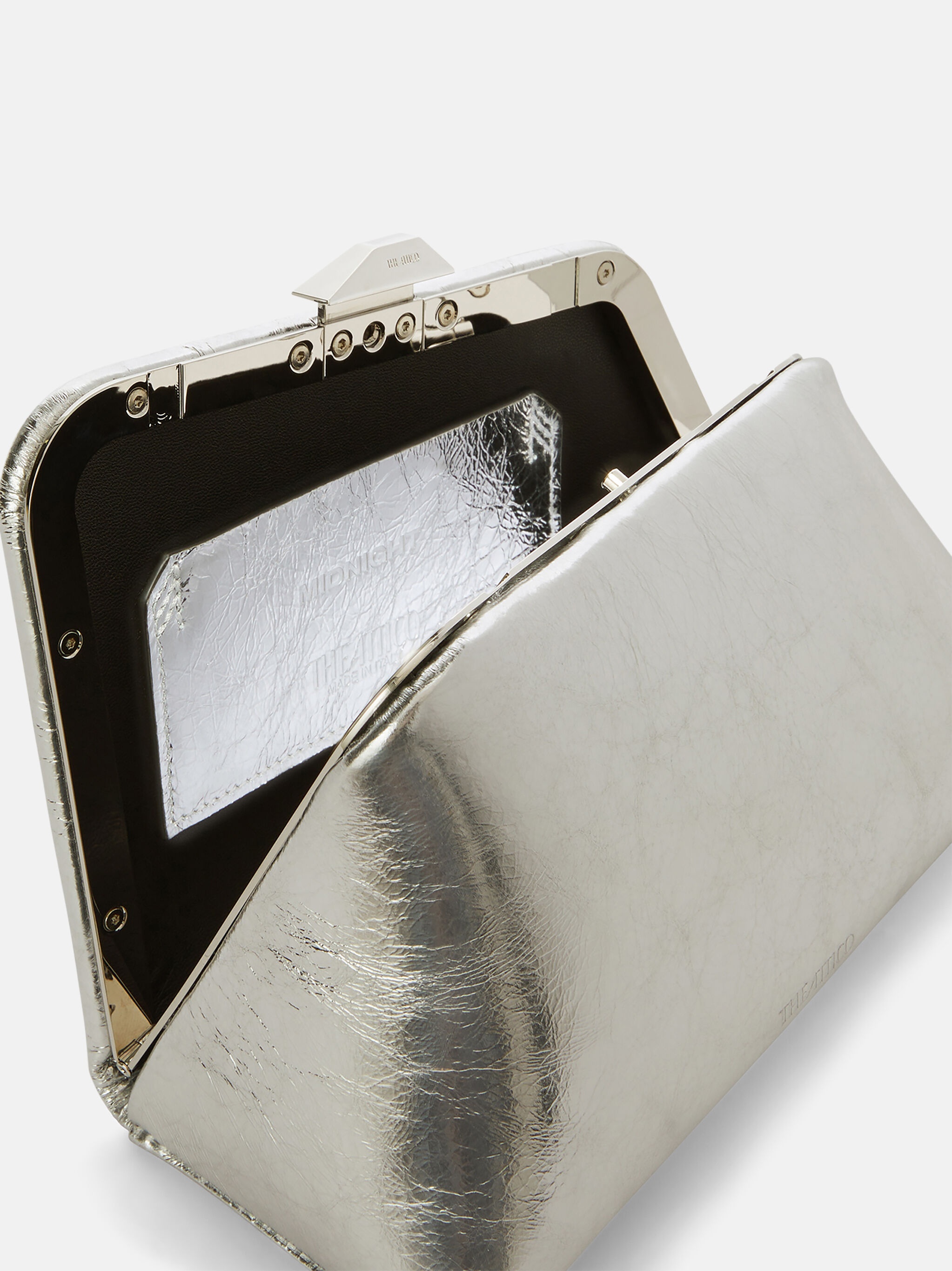 ''MIDNIGHT'' SILVER MINI CLUTCH - 4