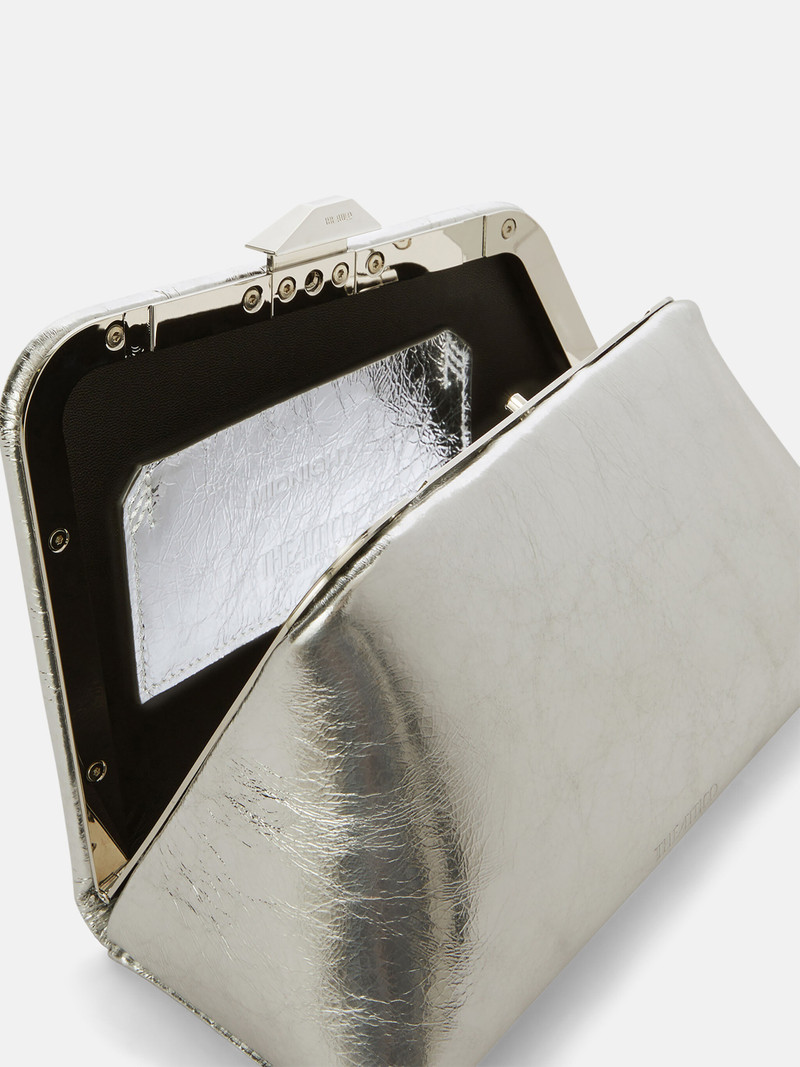 ''MIDNIGHT'' SILVER MINI CLUTCH 4