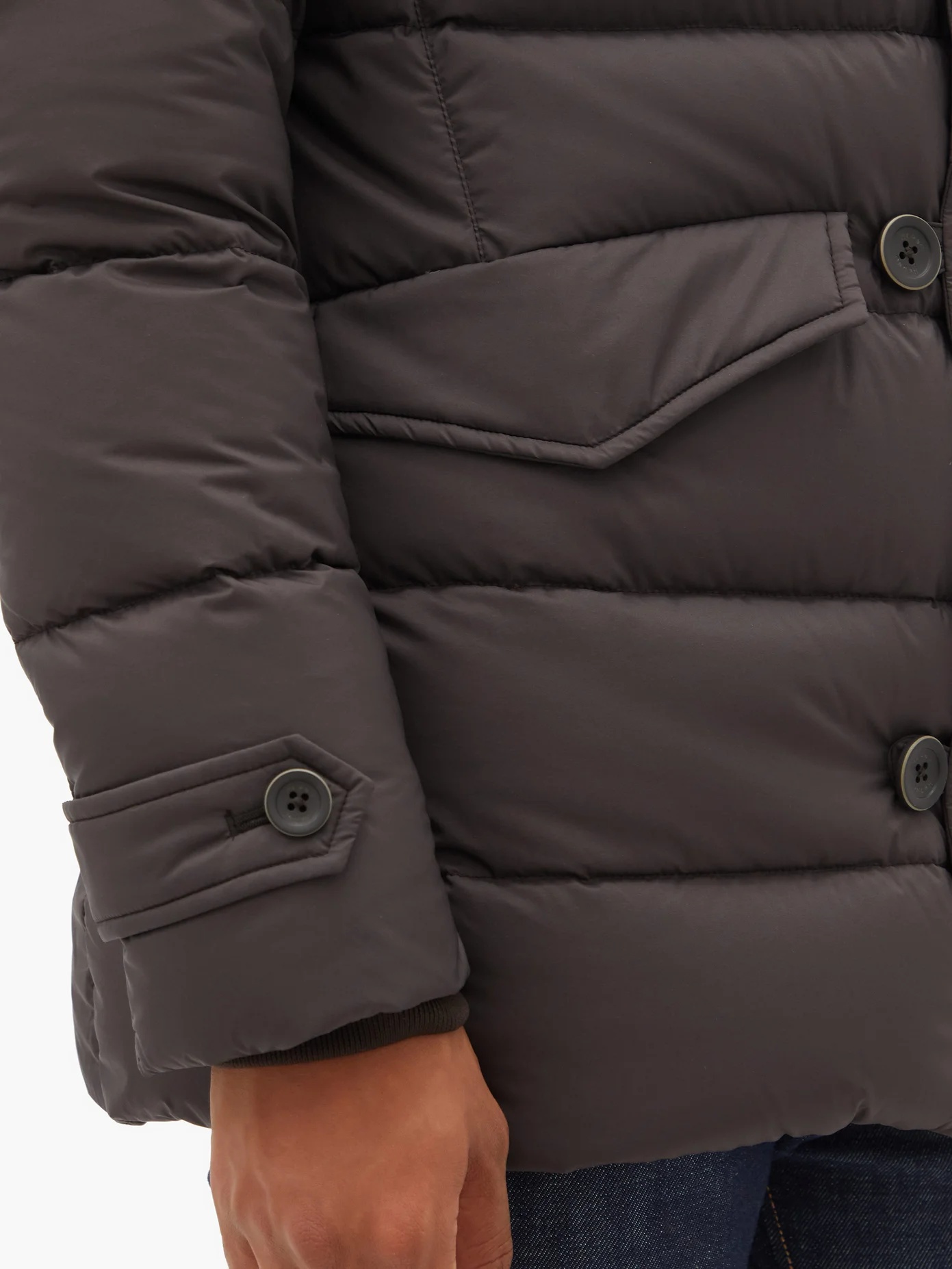 Quilted down-filled coat - 4