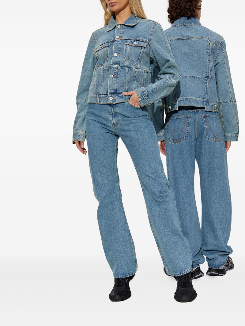 VETEMENTS panelled denim jacket outlook