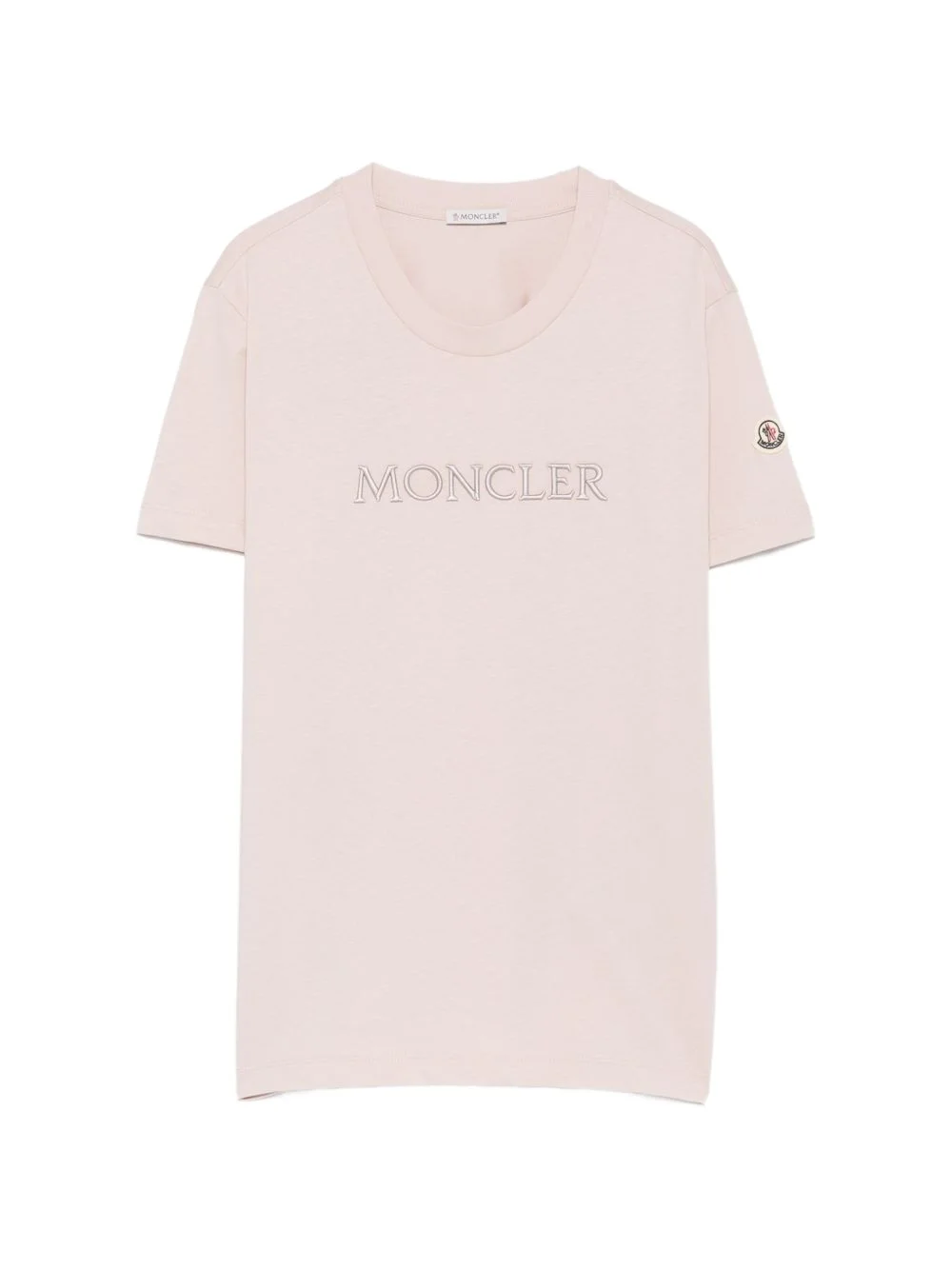 logo-embroidered T-shirt - 1
