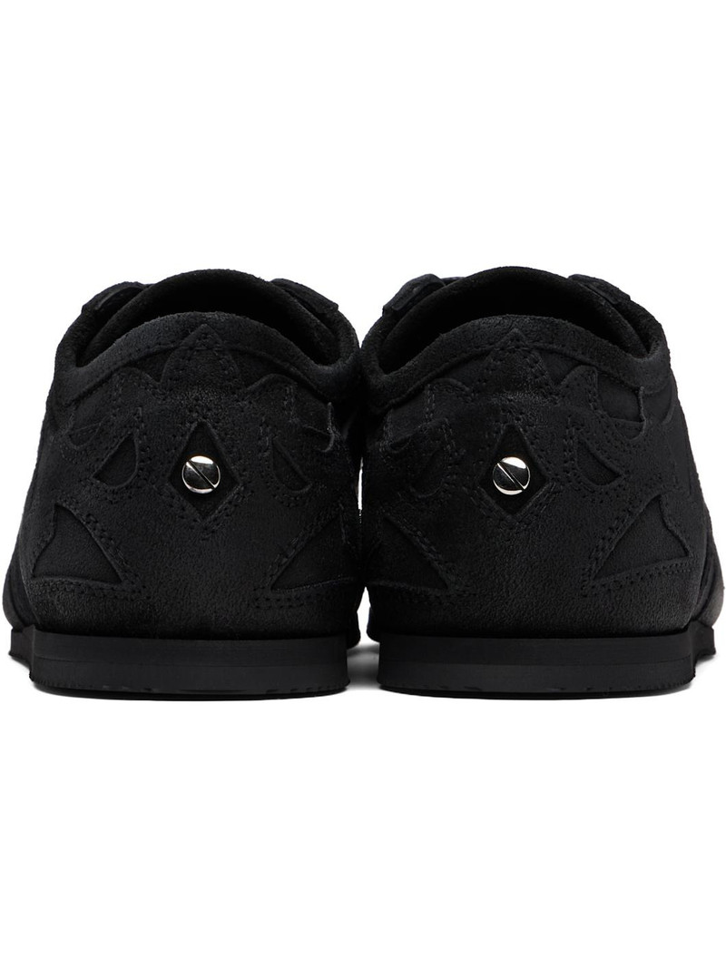 Black Milton Low-Top Boxing Sneakers 2