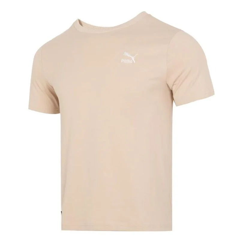 PUMA Logo Sports T-shirt 'Khaki' 630353-91 - 1