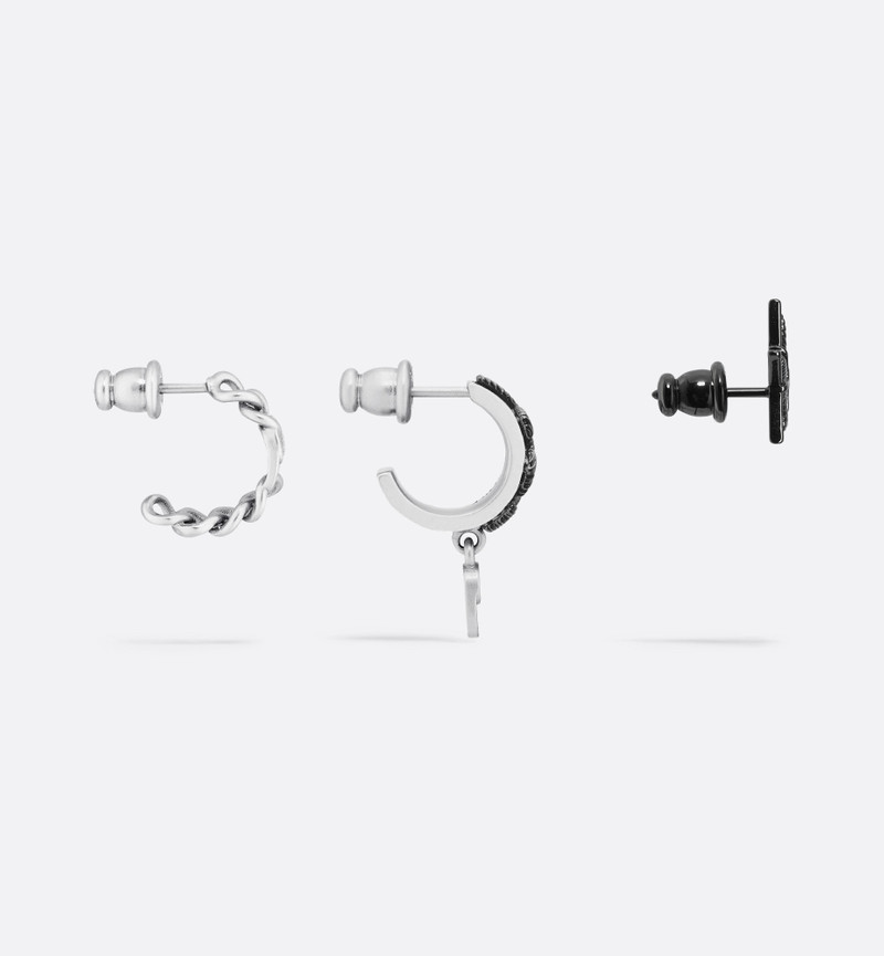 Dior Black Star Earring Set 5
