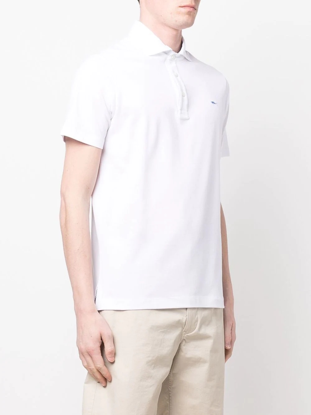 embroidered logo polo shirt - 5