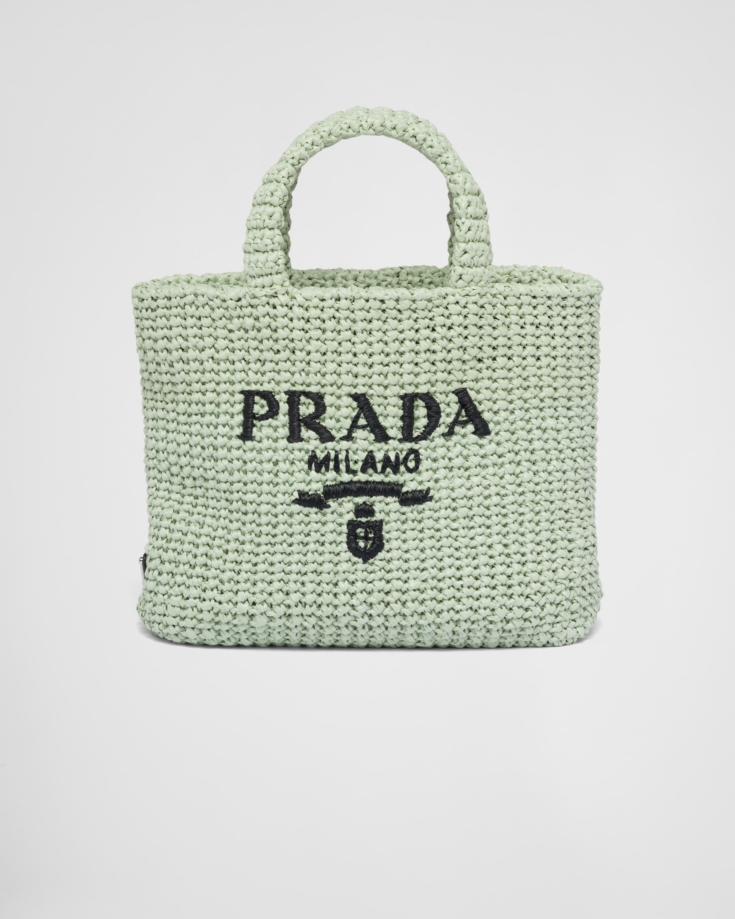 Natural Prada Re-edition Crochet Mini-bag
