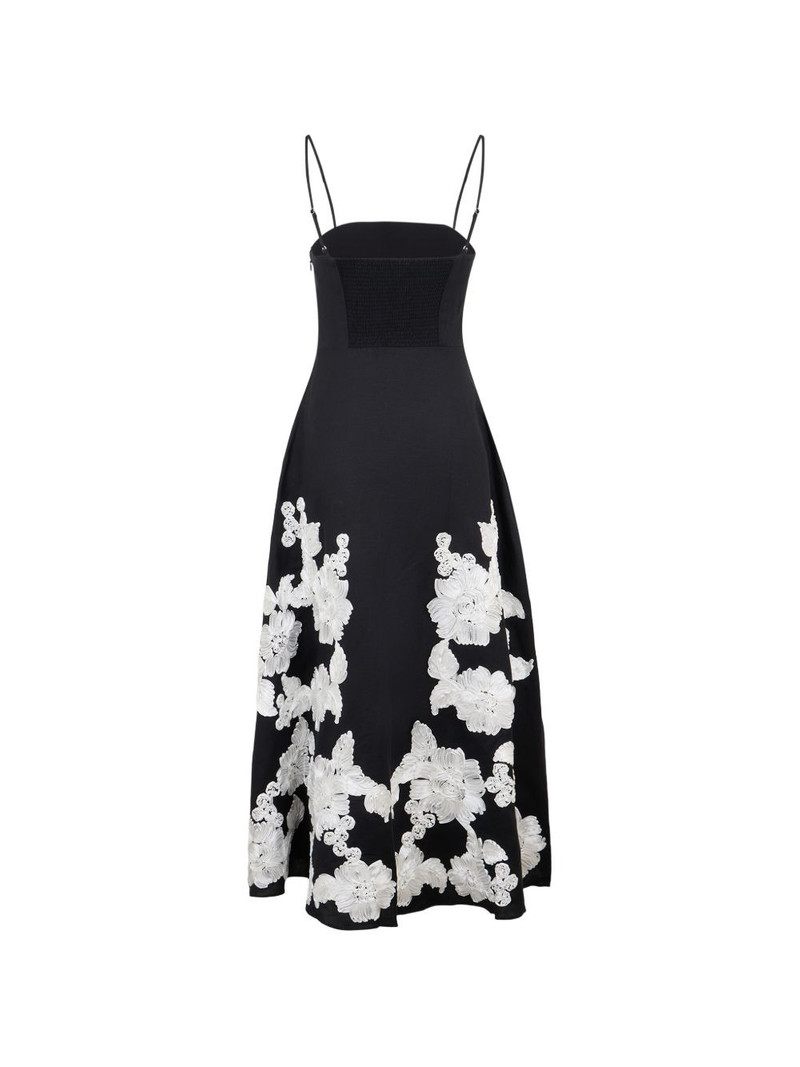 SIMKHAI Annabella floral midi dress outlook