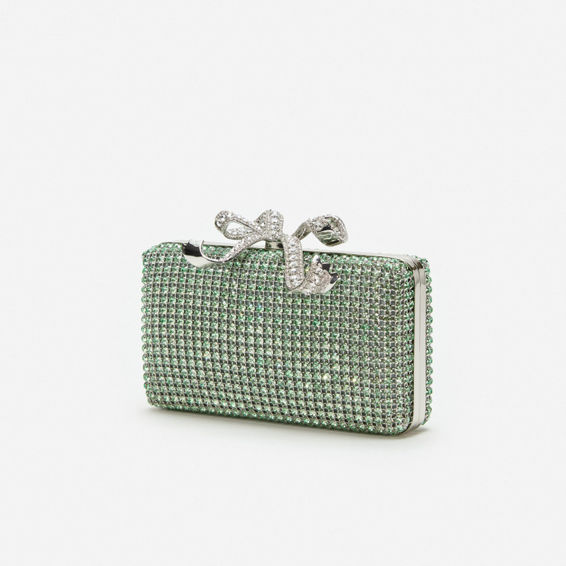 Green Chainmail Clutch Bag 2