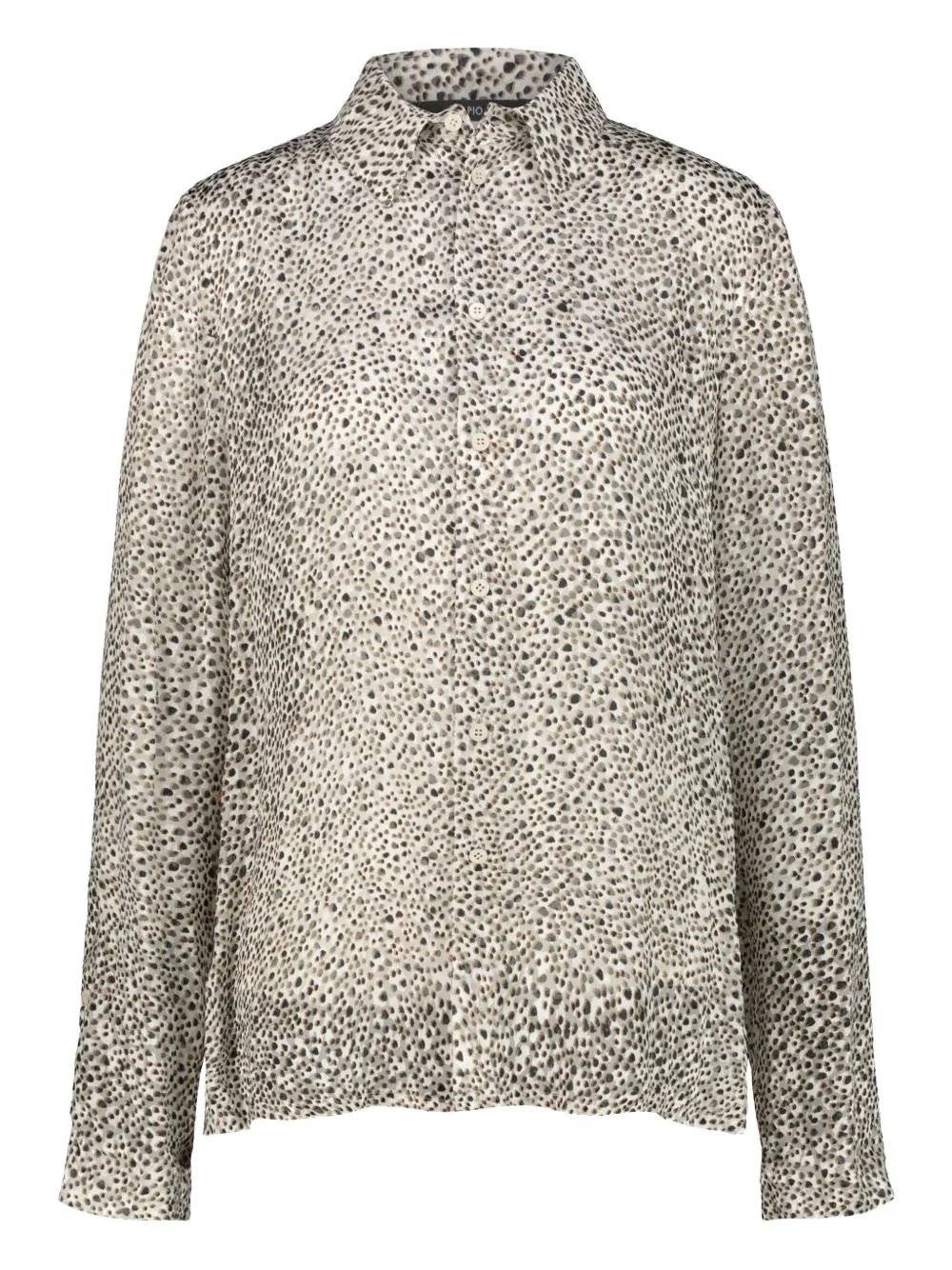 N16 long-sleeved polka-dot shirt - 1