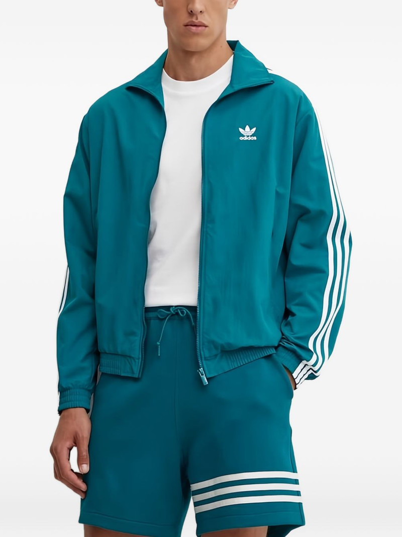 logo-embroidered jacket 1