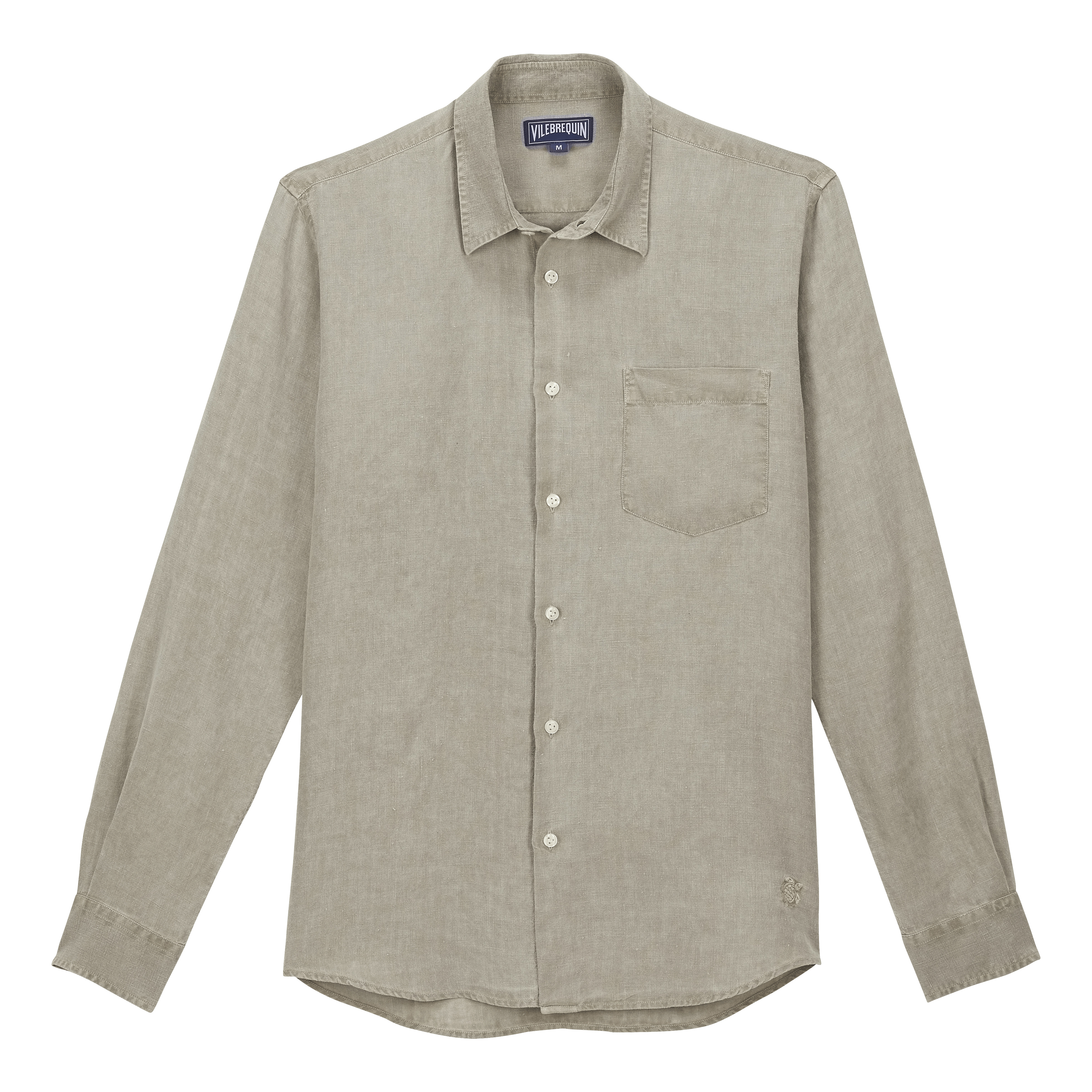 Men Linen Shirt Mineral Dye - 1