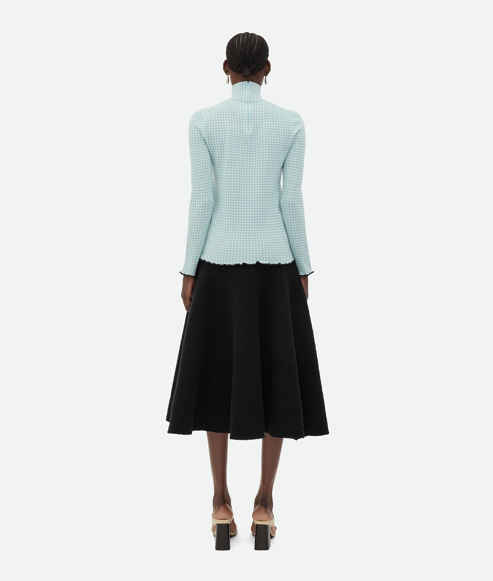 Cotton Gingham Underpinning Top - 3