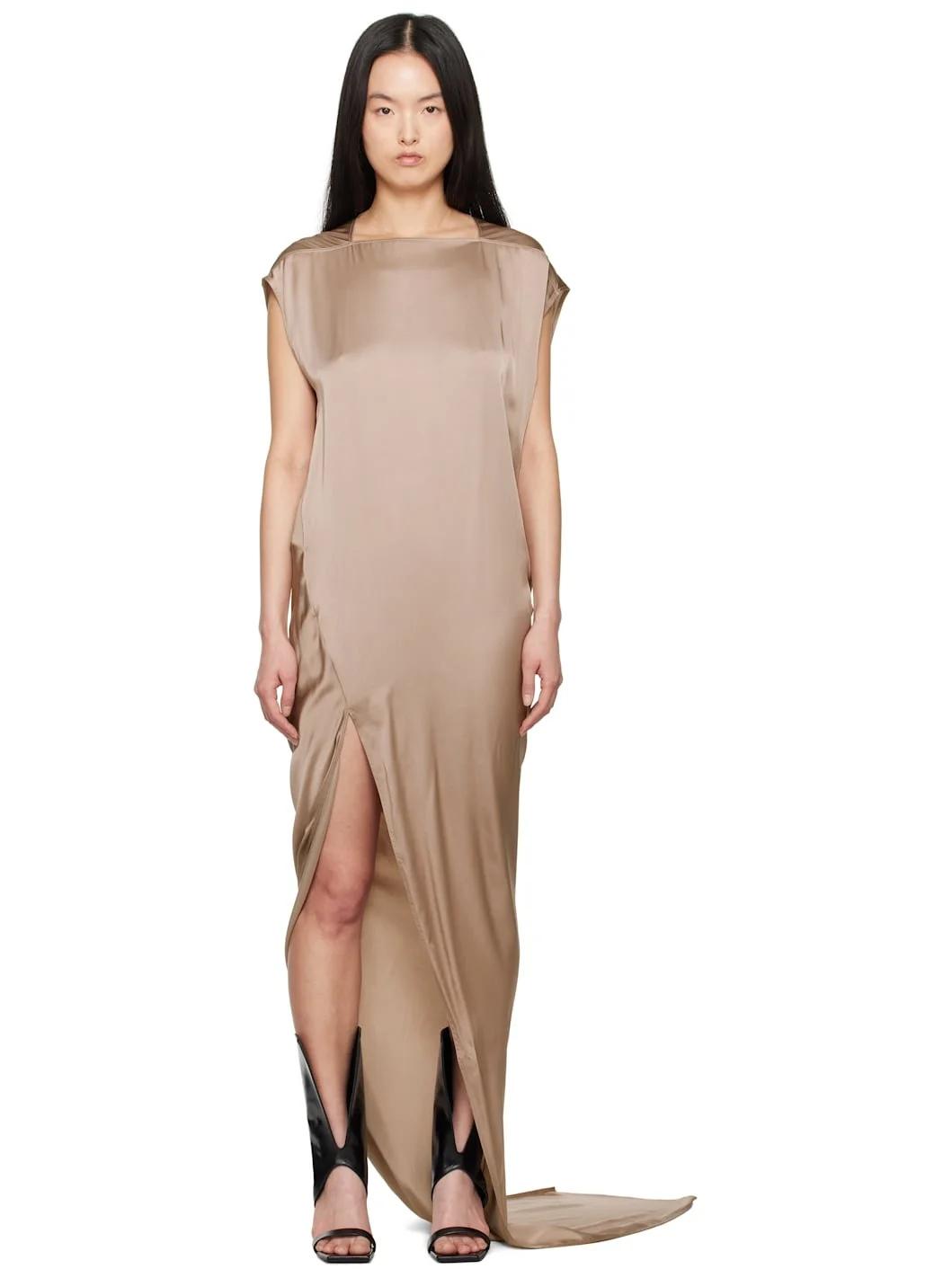 Taupe Hollywood Edfu T Maxi Dress - 1