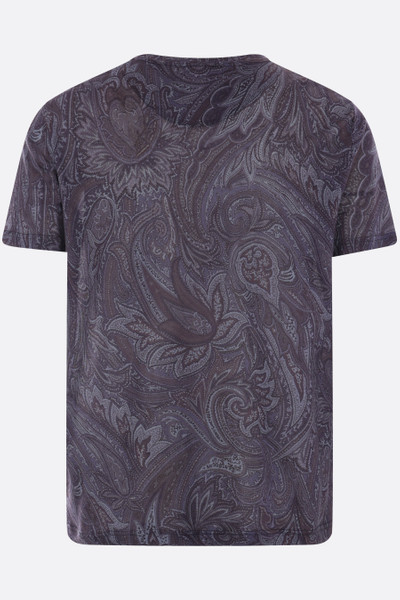 Etro PAISLEY PRINTED TECHNICAL FABRIC T-SHIRT outlook