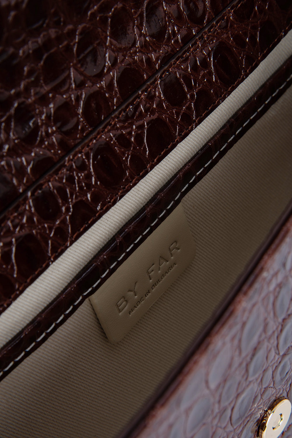 MIRANDA SEQUOIA CIRCULAR CROCO EMBOSSED LEATHER - 6