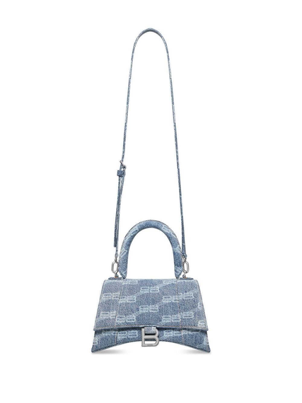 logo-print leather crossbody bag - 7