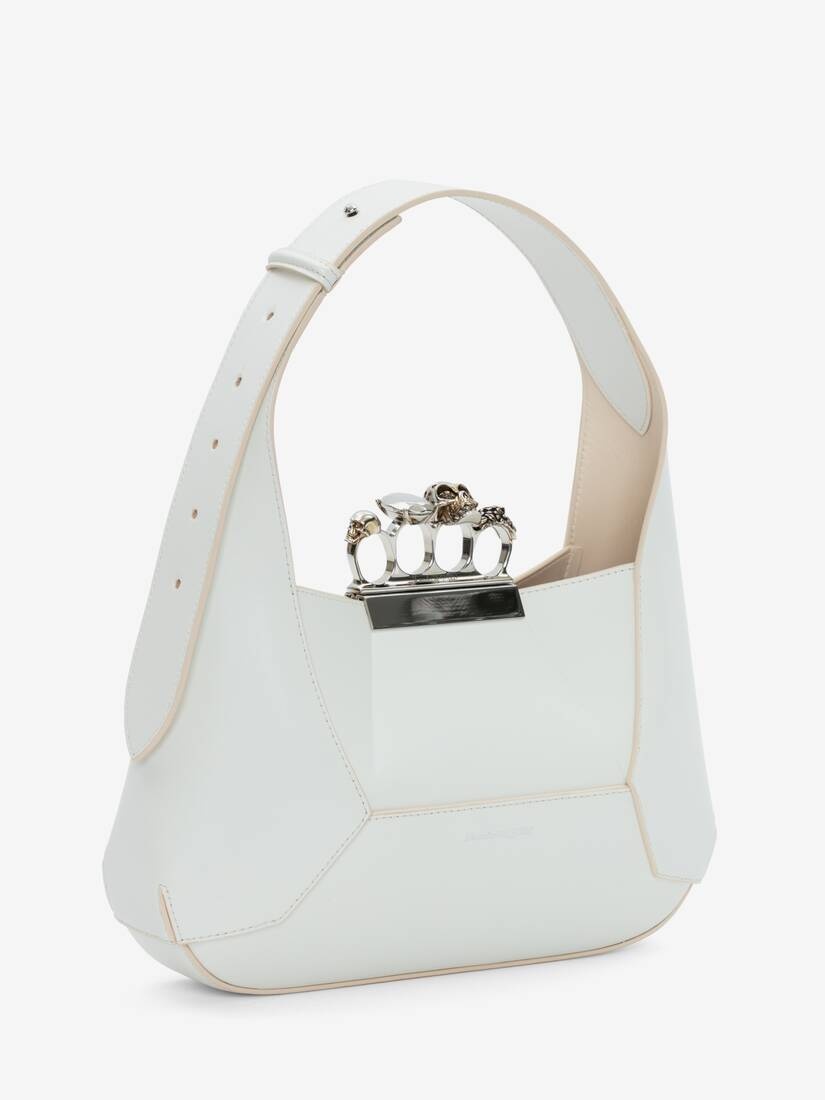 Women's The Jewelled Hobo Bag in Ivory - 3