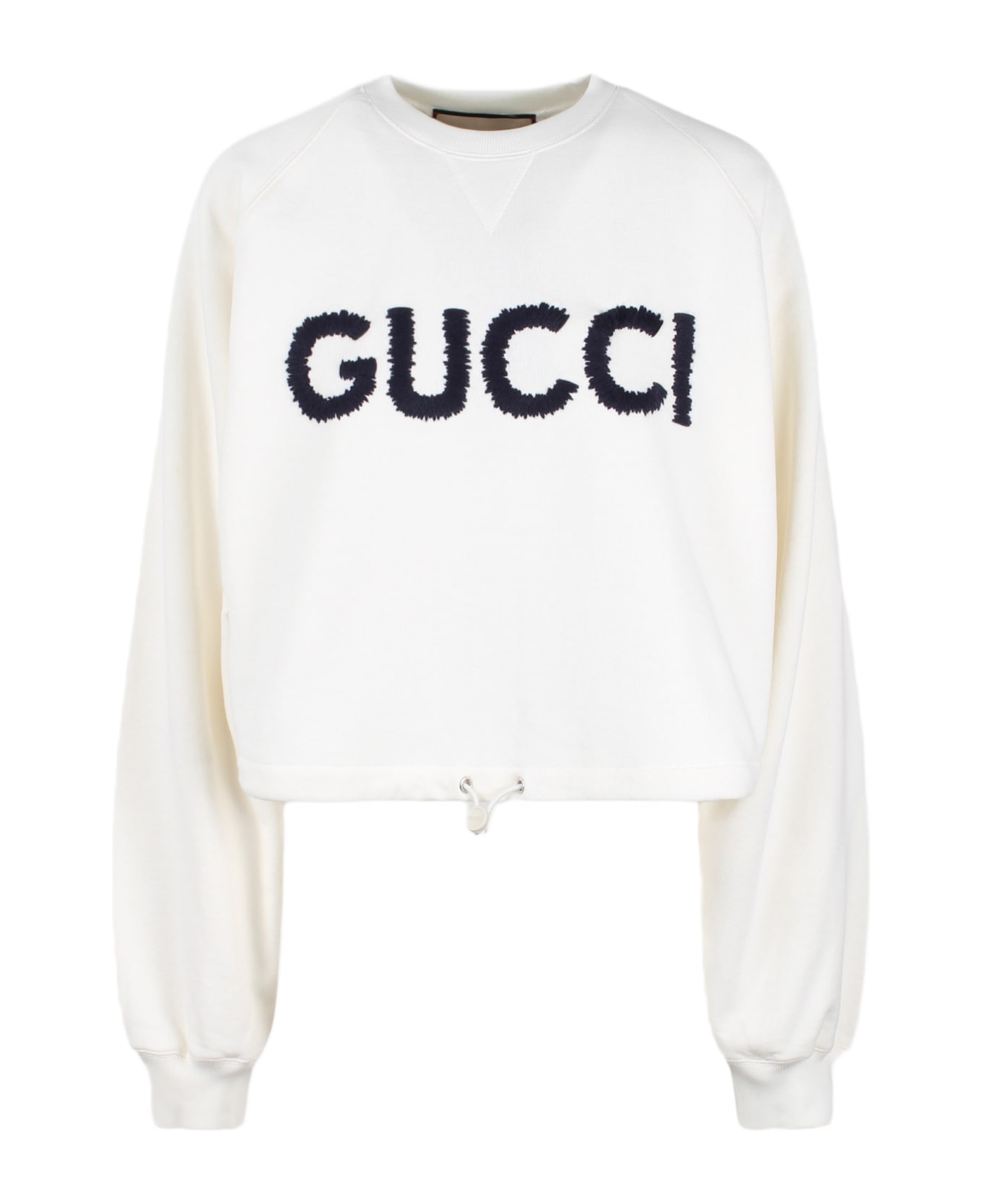 Cotton Jersey Drawstring Sweatshirt - 1