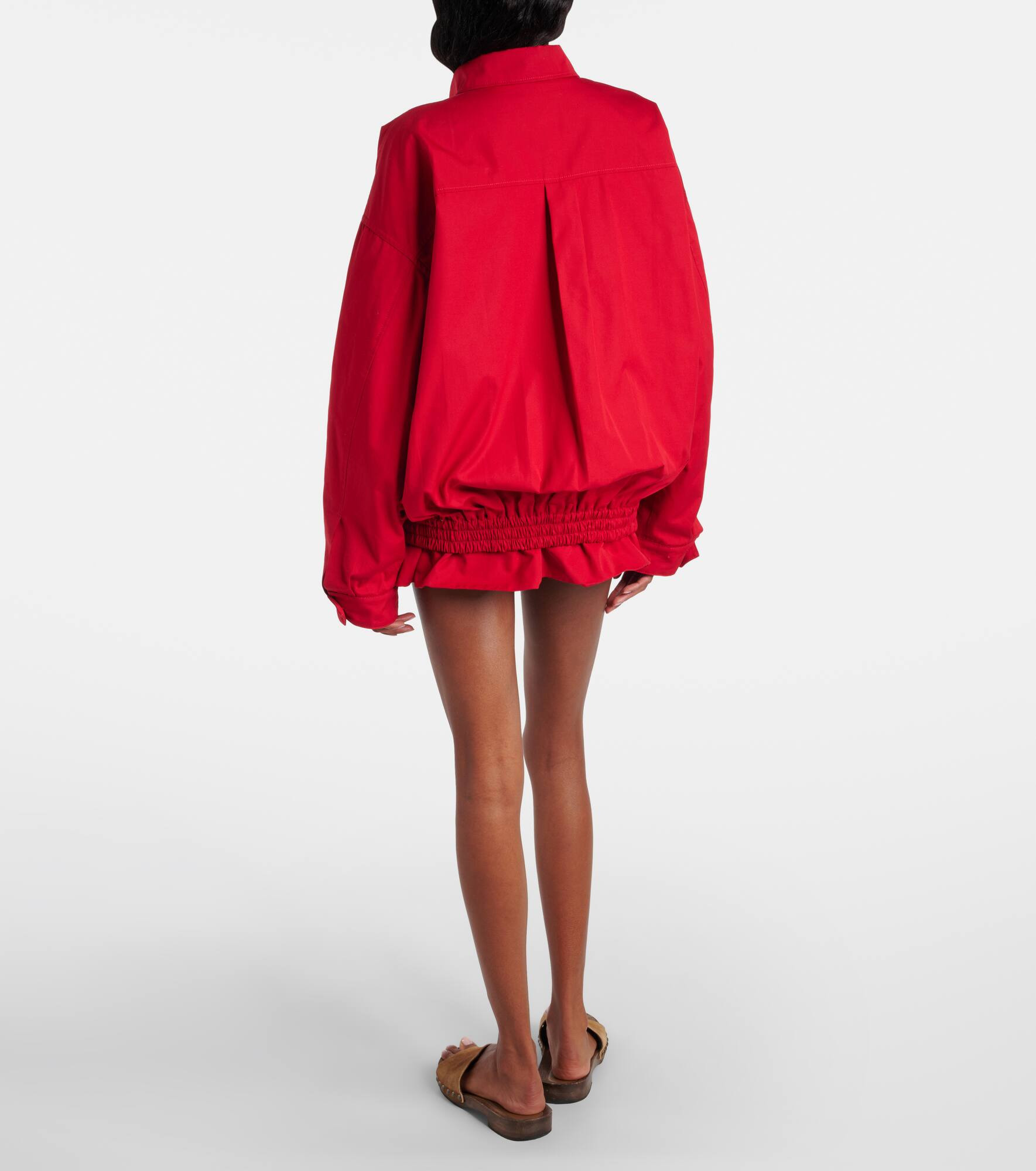 Cotton poplin blouson - 3