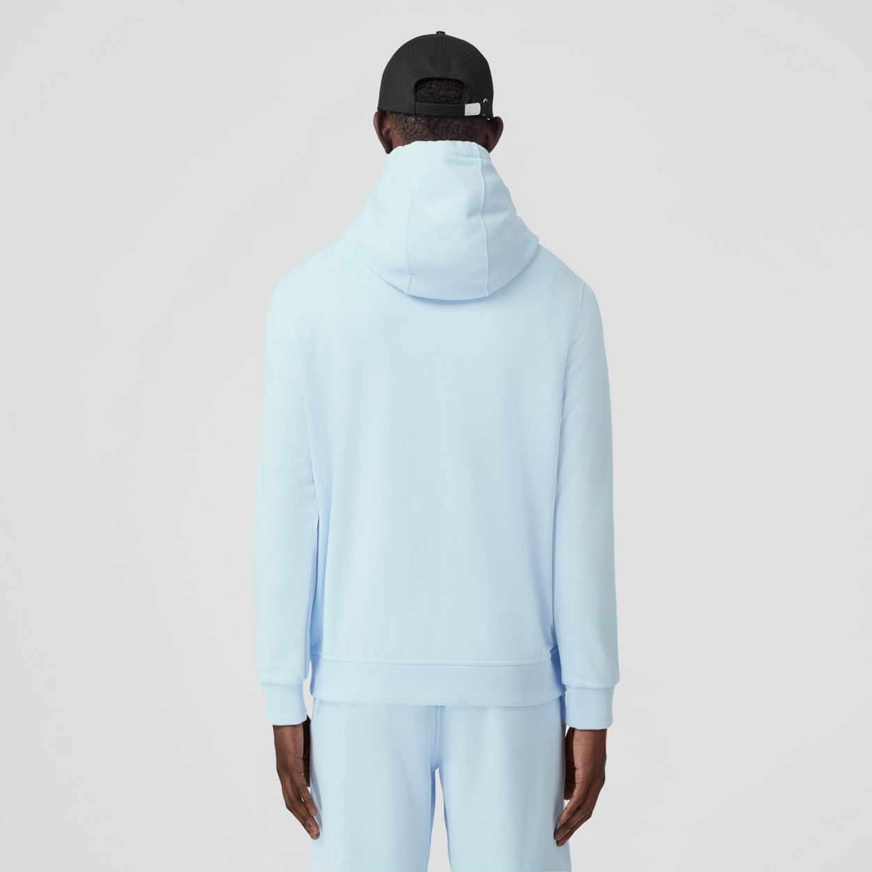 Logo Print Cotton Hoodie - 4