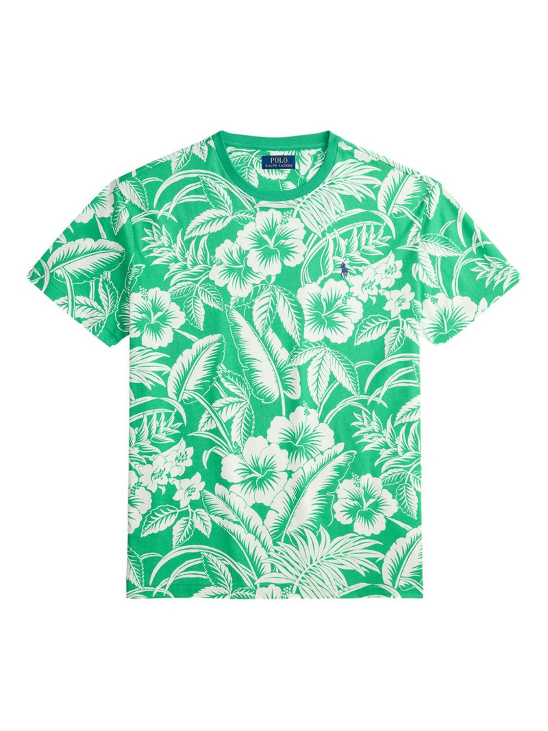 floral-print T-shirt 1