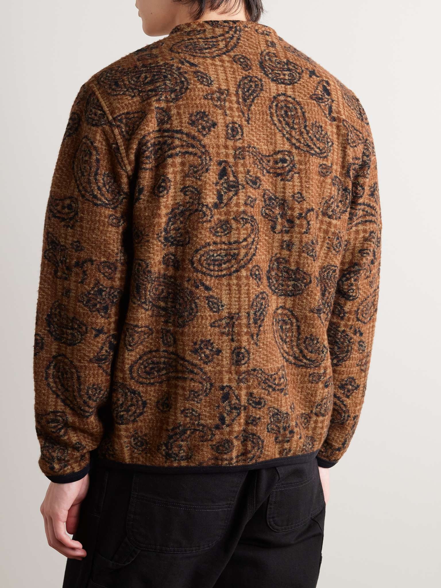 Paisley-Print Fleece Jacket - 4