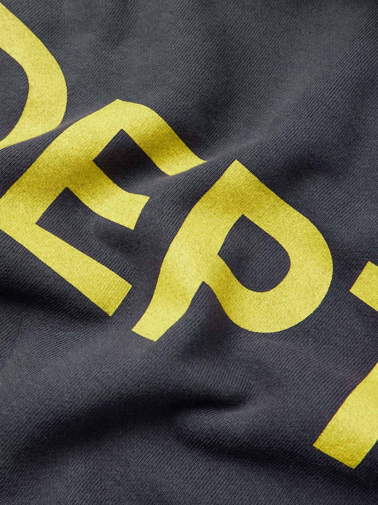 Logo-Print Cotton-Blend Jersey Hoodie - 5