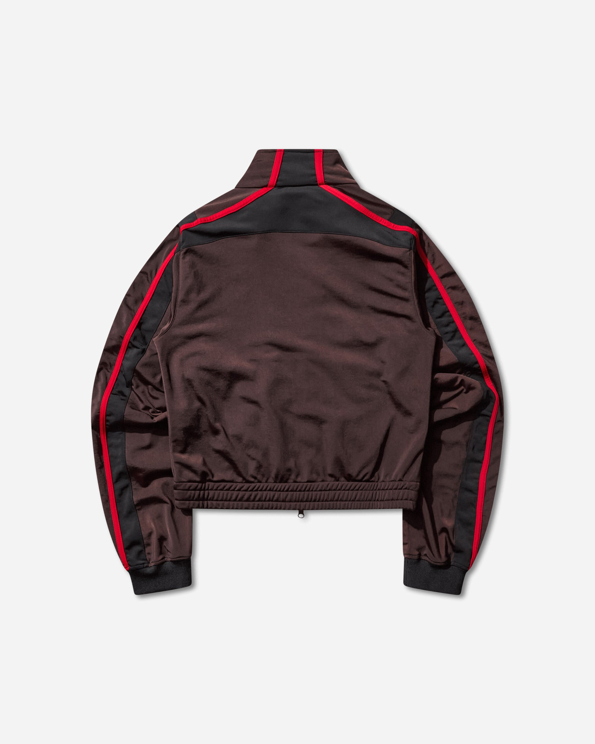 Men's Shrunken Track Jacket Brown - 2